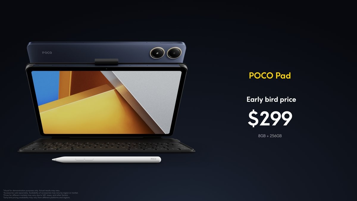 Poco Pad unveiled with 12.1'' 120Hz LCD and Snapdragon 7s Gen 2