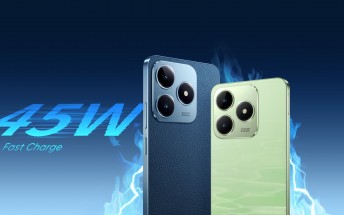 Realme C63 unveiled with a 50MP camera, 5,000 mAh battery, and 45W charging