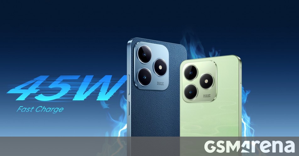 Realme C63 unveiled with a 50MP camera, 5,000 mAh battery, and 45W charging