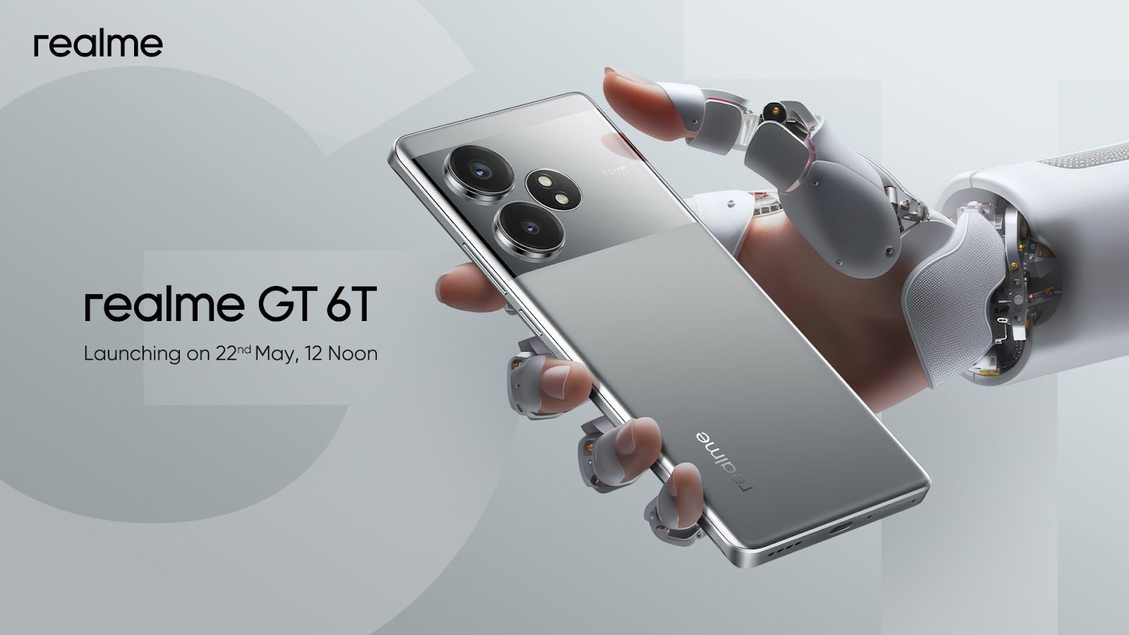 Realme объявляет дату запуска GT 6T