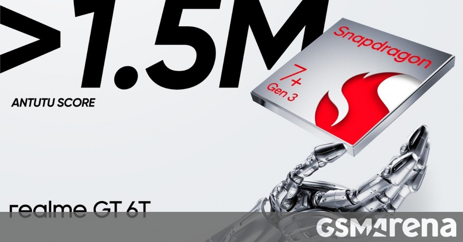Realme GT 6T is coming with the Snapdragon 7+ Gen 3 SoC
