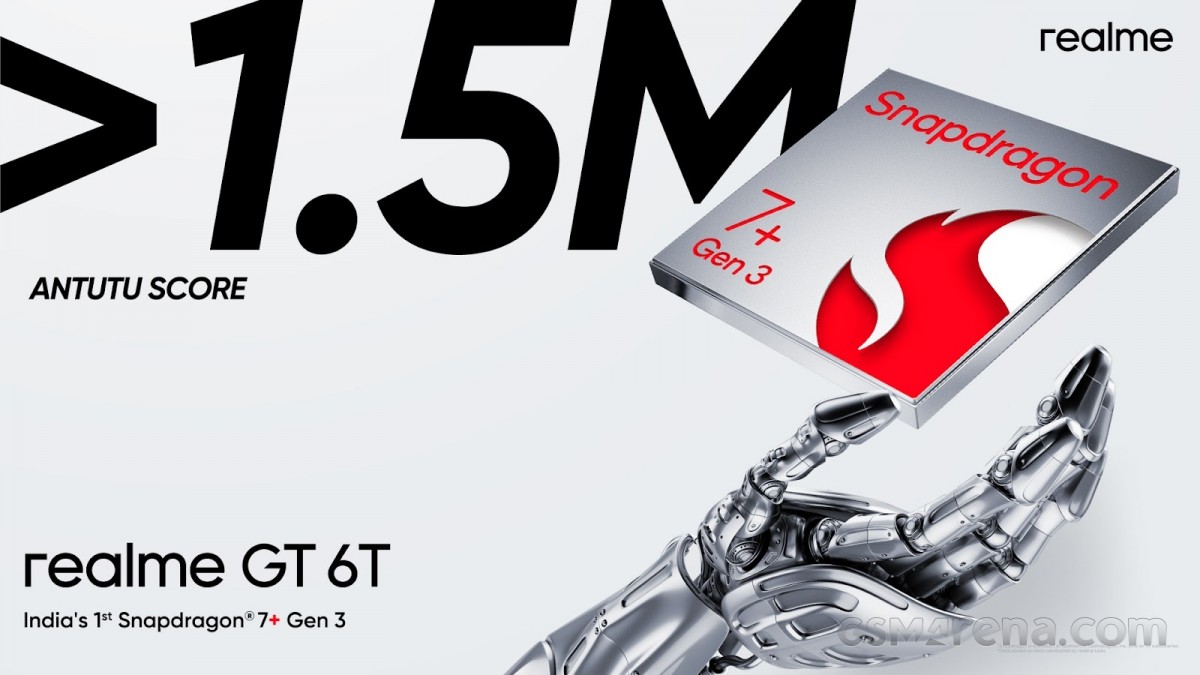 Realme GT 6T is coming with the Snapdragon 7+ Gen 3 SoC