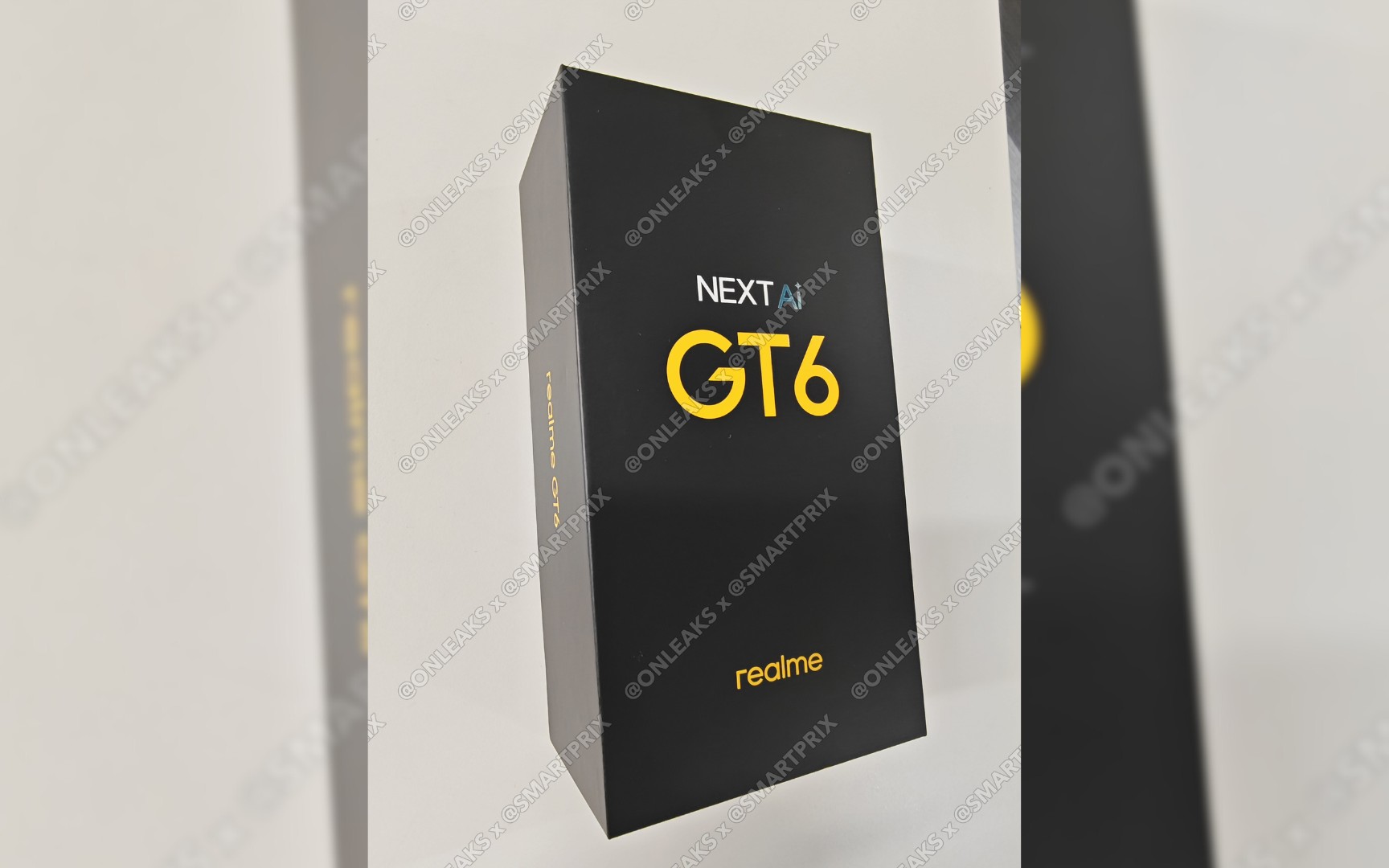 Утечка розничной коробки Realme GT6, зараженной искусственным интеллектом