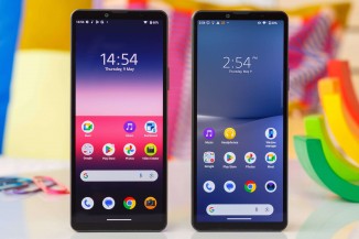 The Xperia 10 VI on the left, 10 V on the right