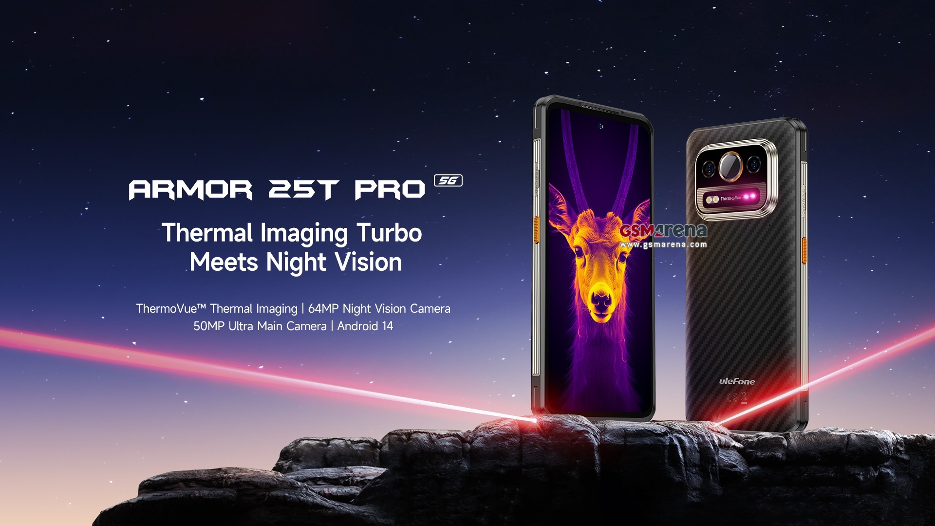 Ulefone Armor 25T Pro rugged smartphone with thermal camera and 6,500 mAh battery teased