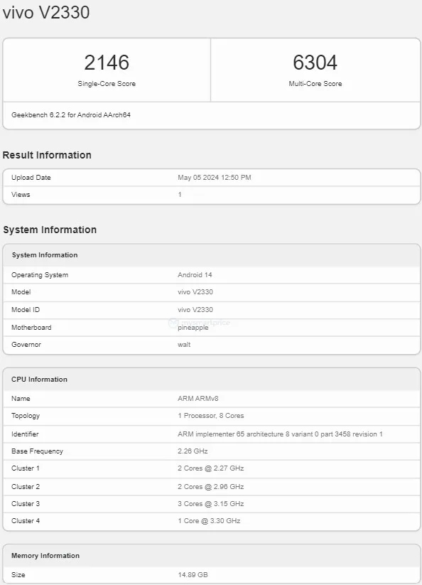 vivo X Fold3 Pro might go global, benchmark suggests