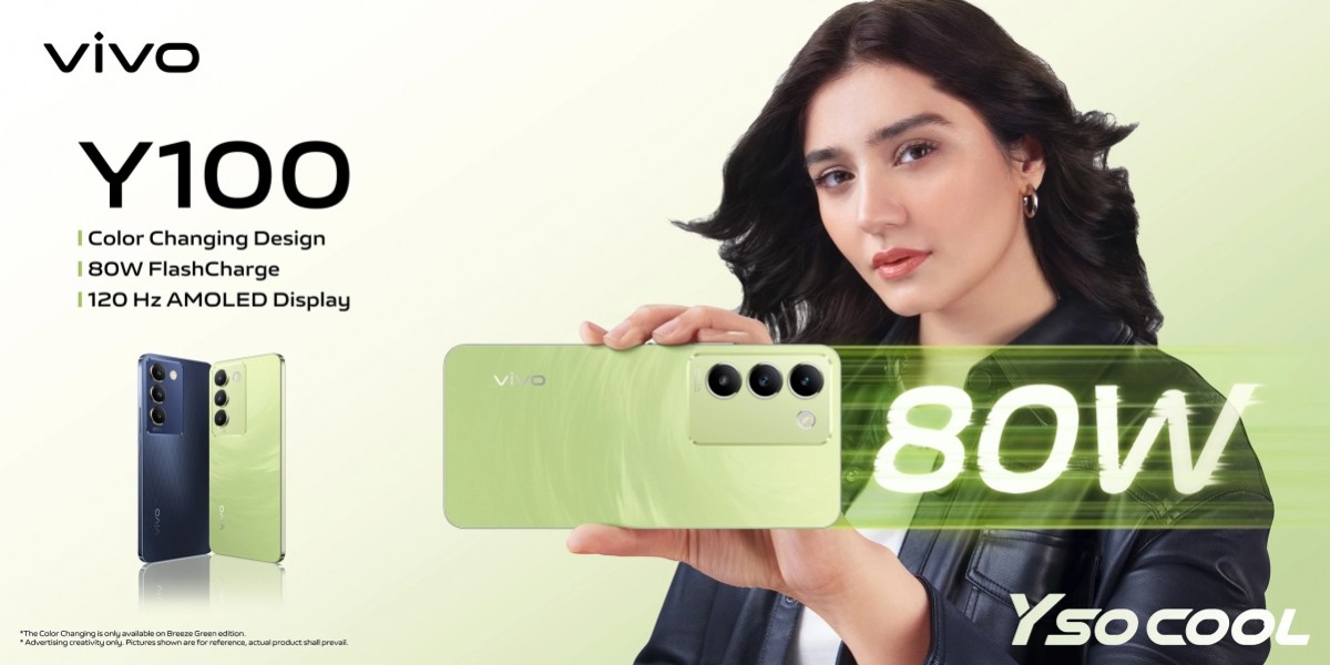 vivo Y100 4G is official with 80W fast charging