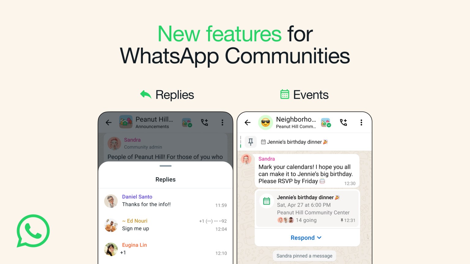 WhatsApp теперь дает вам новый способ организации мероприятий