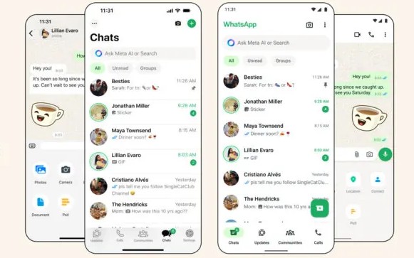 WhatsApp получил новый, более свежий внешний вид и более темный темный режим