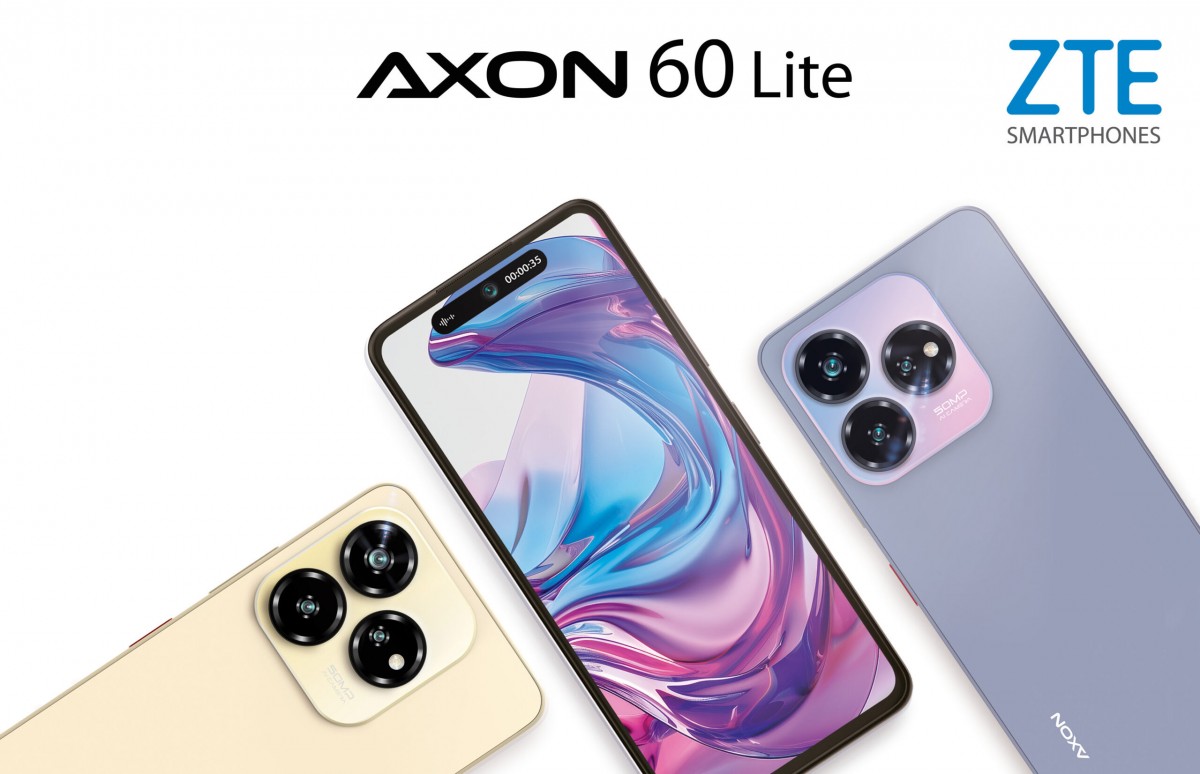 ZTE Axon 60 and 60 Lite announced 