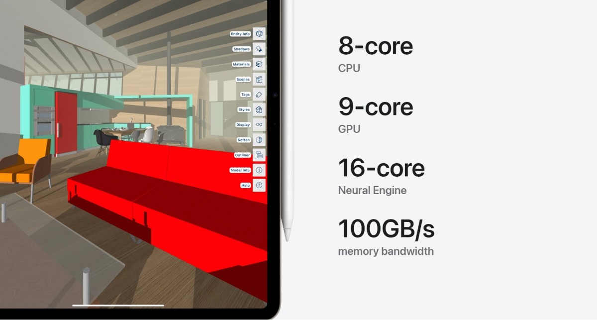 The Apple iPad Air (2024) has a 9core GPU, not 10core as originally