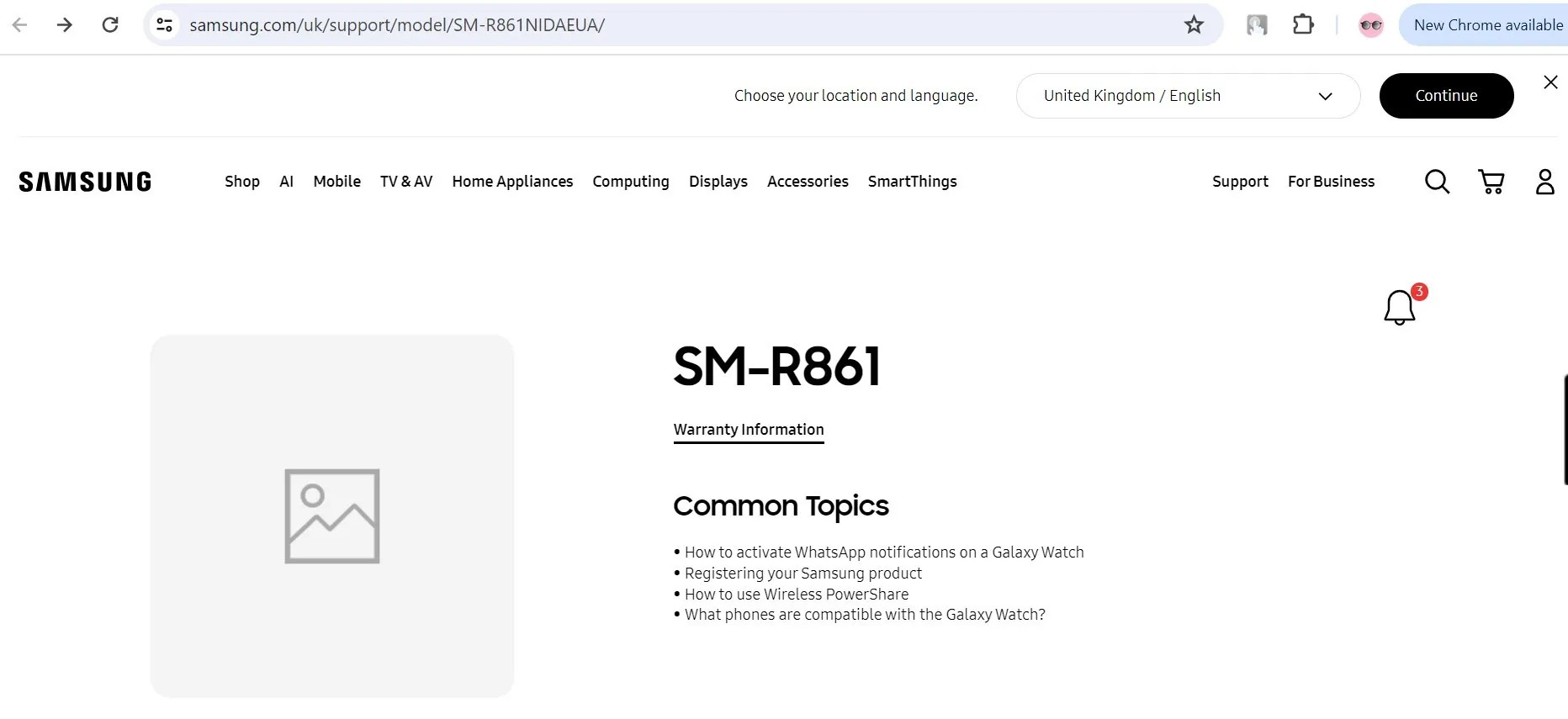 Samsung Galaxy Watch FE confirmed by company's own website