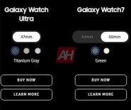 Samsung Galaxy Watch7 and Galaxy Watch Ultra leaked specs