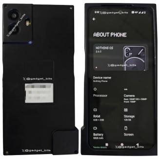 Alleged images of the first CMF phone