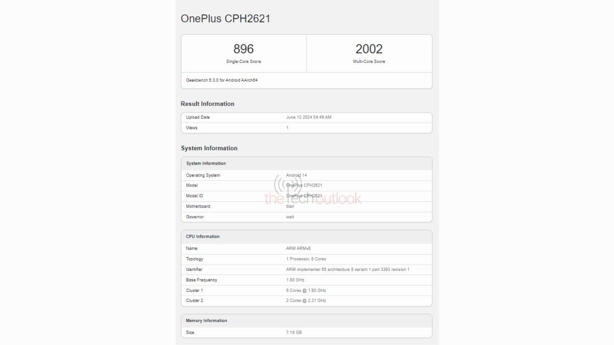 Утечка живого изображения OnePlus Nord CE4 Lite также запускает Geekbench