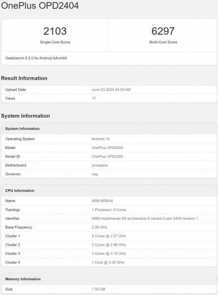 OnePlus Pad 2 pops up on Geekbench with key specs