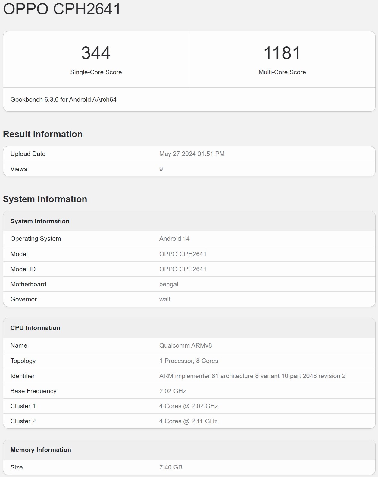 Oppo A3x gets NBTC certified, key specs revealed by Geekbench