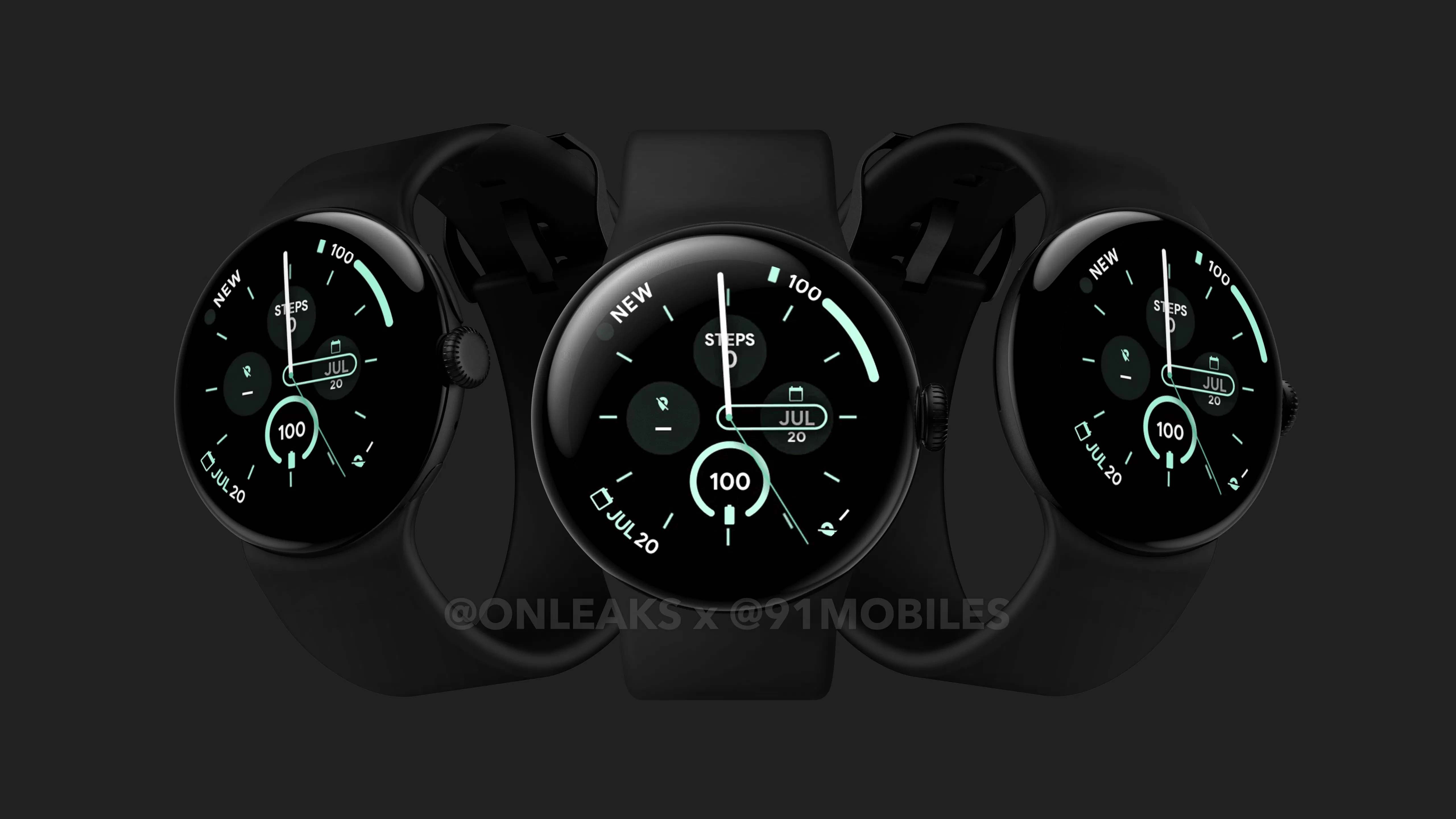 Рендеры Google Pixel Watch 3 демонстрируют тот же базовый дизайн, что и его предшественники.