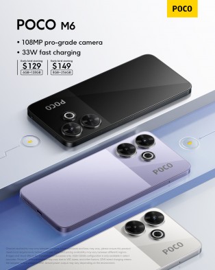Poco M6 4G official teasers