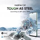 Realme C61 official teaser images