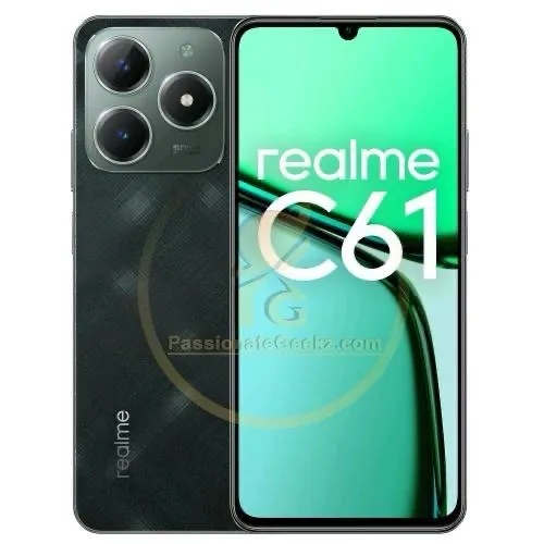 Утечка Realme C61 4G с рендерами, характеристиками и ценой