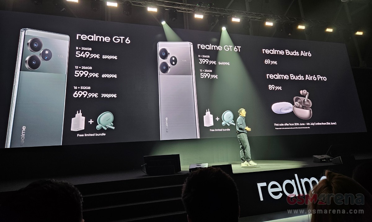 Realme GT 6T comes to Europe with a €550 price tag, but will cost only €400 for a limited time