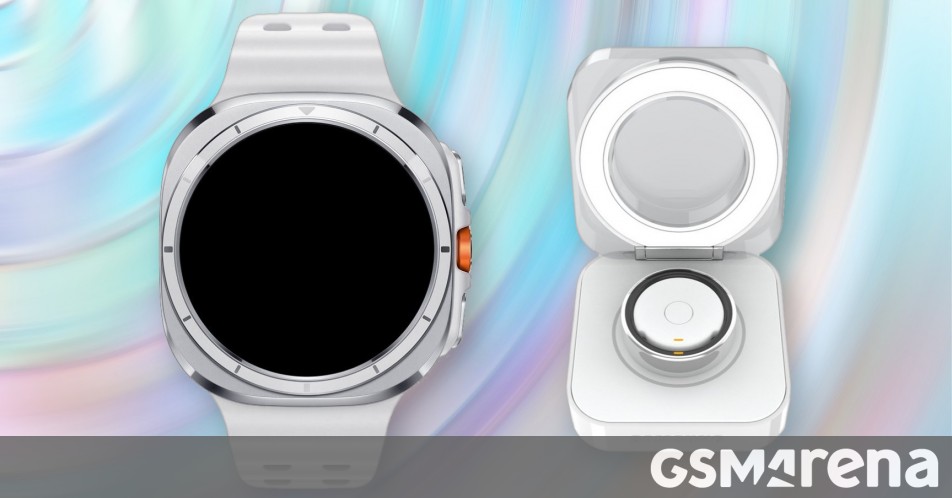 Leaked images show the Samsung Galaxy Watch Ultra, plus the Galaxy Ring in its carging chase