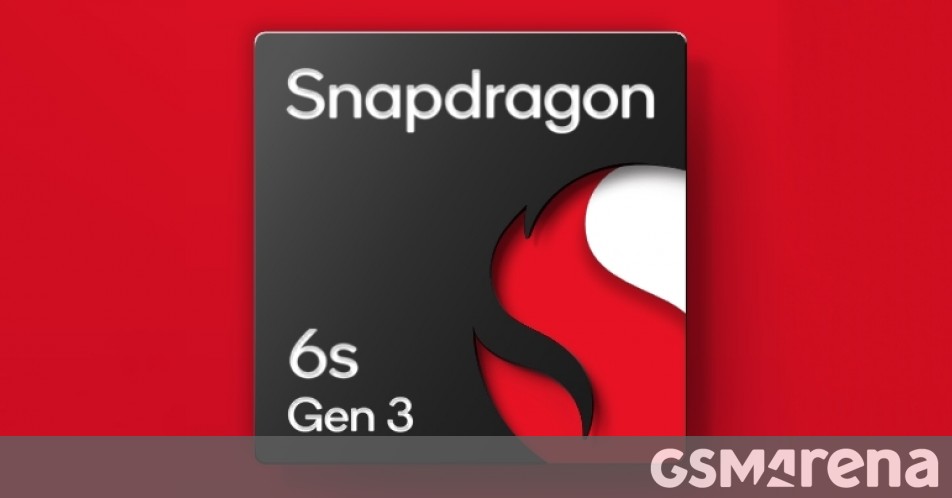 Qualcomm quietly unveils the Snapdragon 6s Gen 3 chipset - GSMArena.com ...