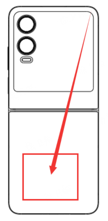 Tecno Phantom V2 Flip surfaces on the FCC with a rectangular cover display