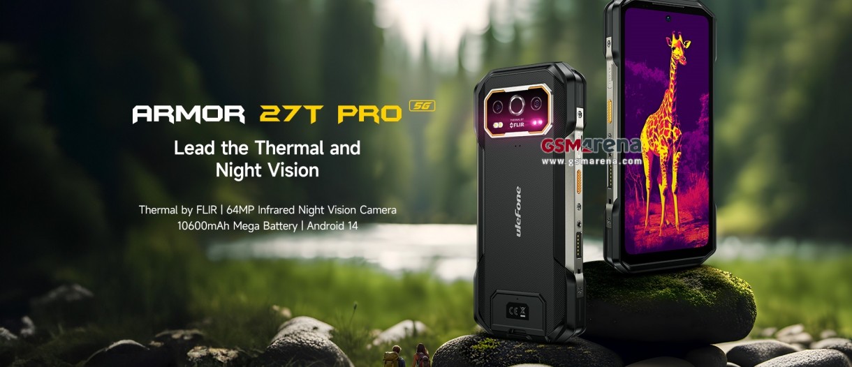 Here’s the Ulefone Armor 27T Pro with thermal camera and 10,600 mAh battery – GSMArena.com news