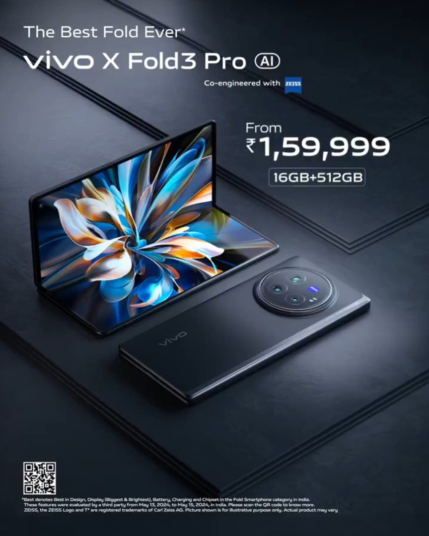 vivo X Fold3 Pro запускается в Индии и прибудет в Индонезию на следующей неделе