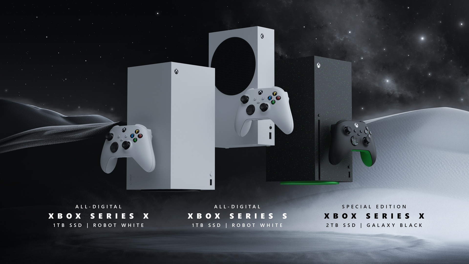 Microsoft announces three new Xbox console variants