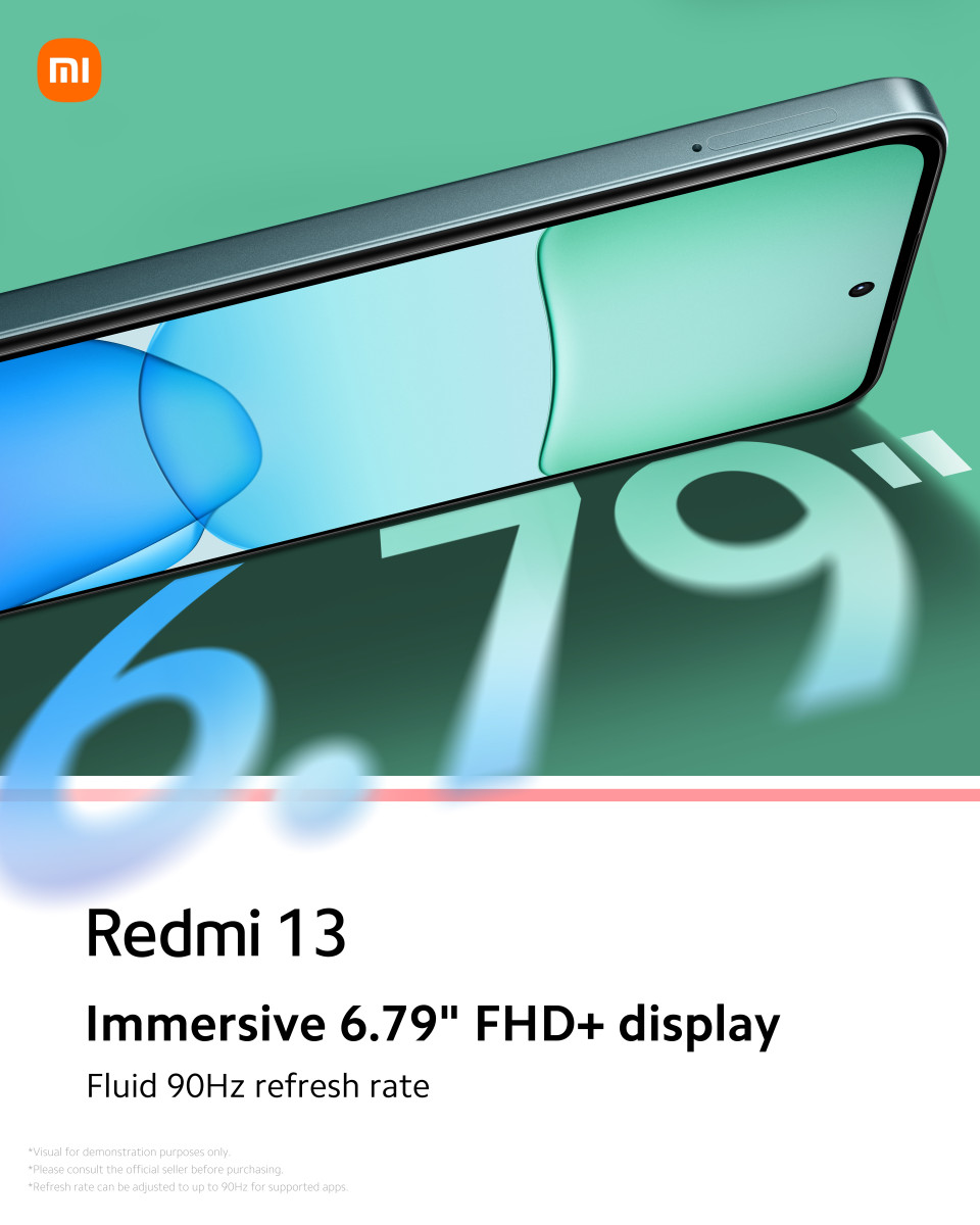 Redmi 13 официально представлен как первый телефон в семействе с камерой на 108 Мп.