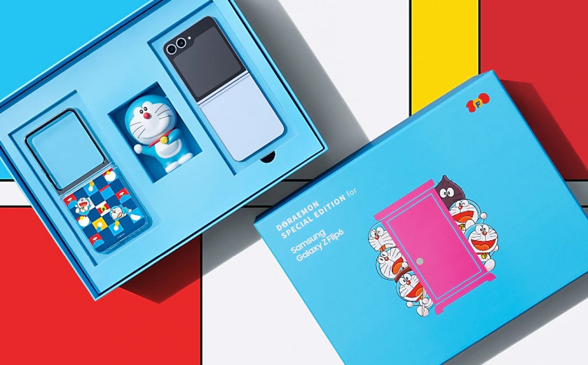 Samsung Galaxy Z Flip6 Doraemon Özel Sürümü Kutu İçeriği