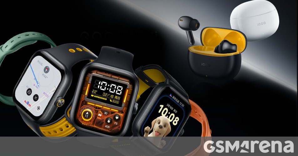 iQOO Watch GT unveiled with a 1.85" display, cheap iQOO TWS 1i feature low latency mode