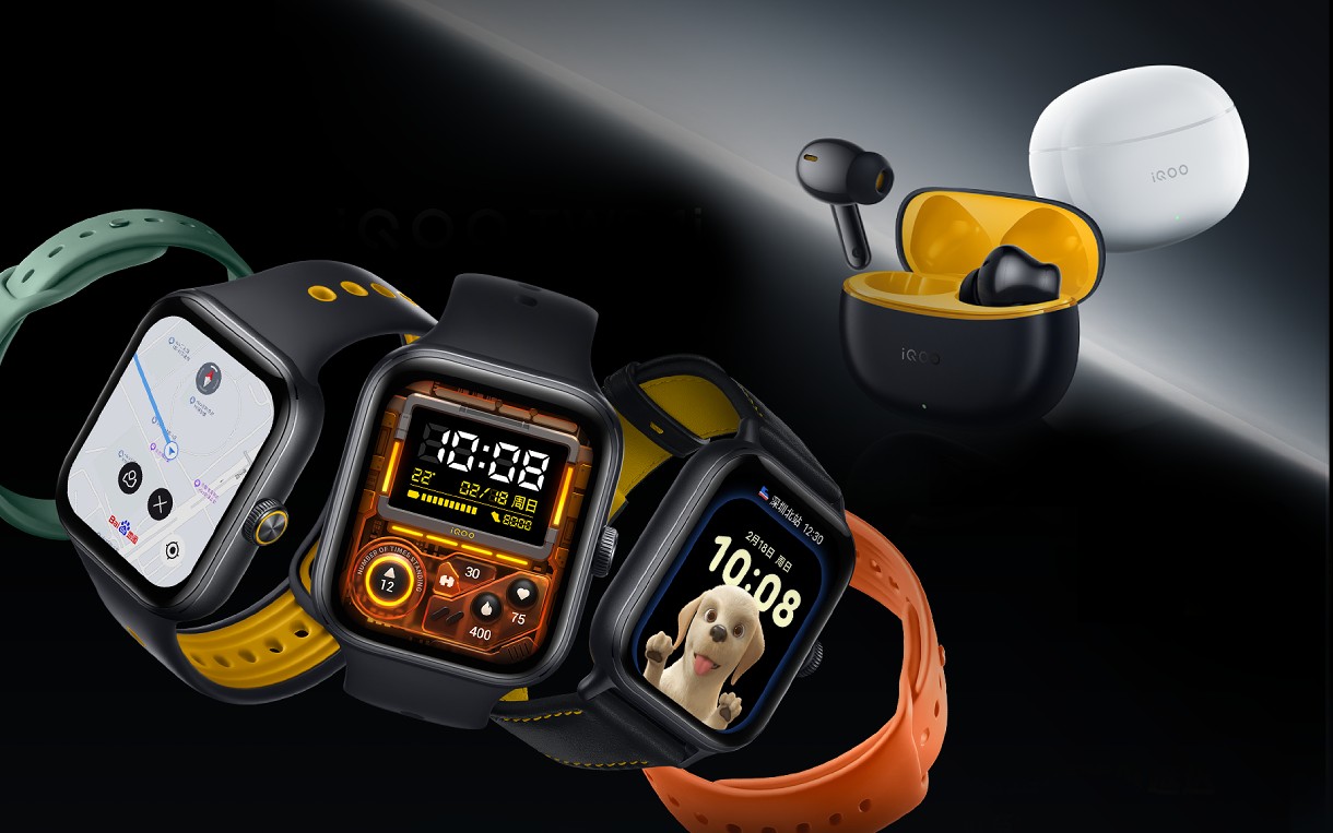 iQOO Watch GT unveiled with a 1.85" display, cheap iQOO TWS 1i feature low latency mode