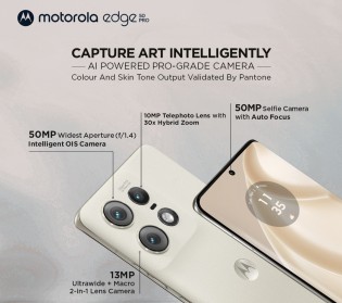 Motorola Edge 50 Pro Vanilla Cream Version