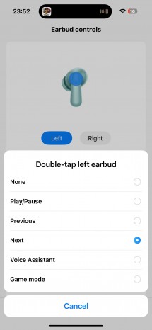 Gesture controls