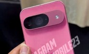 Pink Pixel 9 shows up in another video, this time it's running