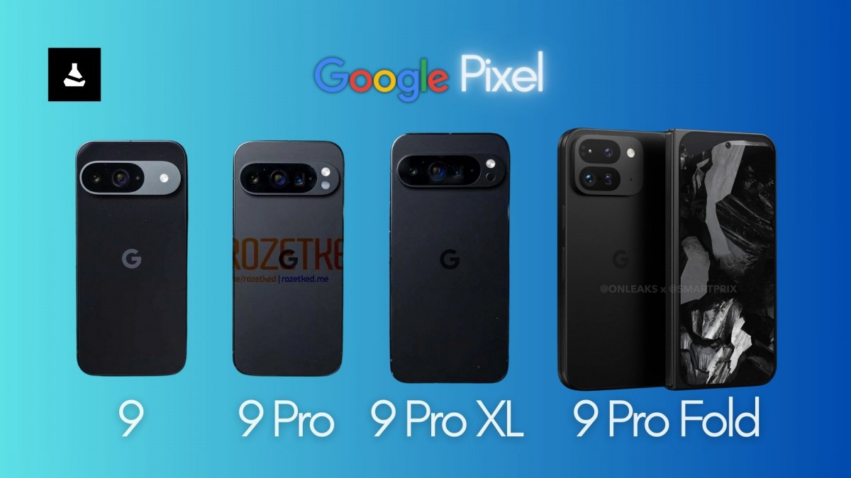 Google Pixel 9 Professional XL, Pixel 9 Professional Fold names ...