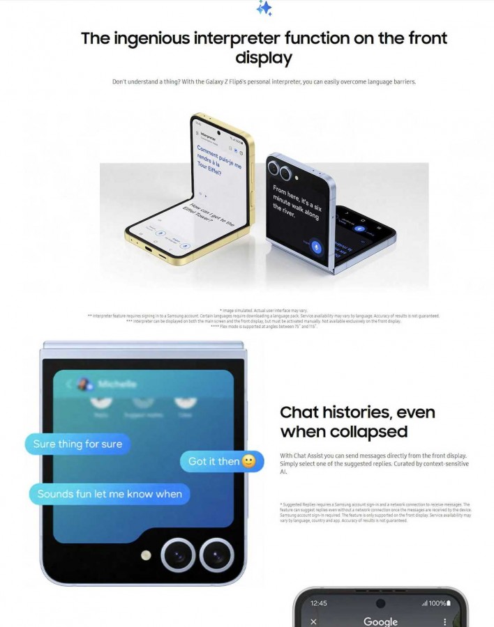新 Galaxy AI 功能外洩：Samsung Galaxy Z Fold6 與 Galaxy Z Flip6 官網圖文與完整規格表全曝光！ 12