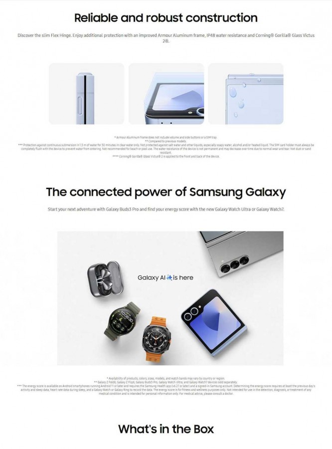 新 Galaxy AI 功能外洩：Samsung Galaxy Z Fold6 與 Galaxy Z Flip6 官網圖文與完整規格表全曝光！ 16