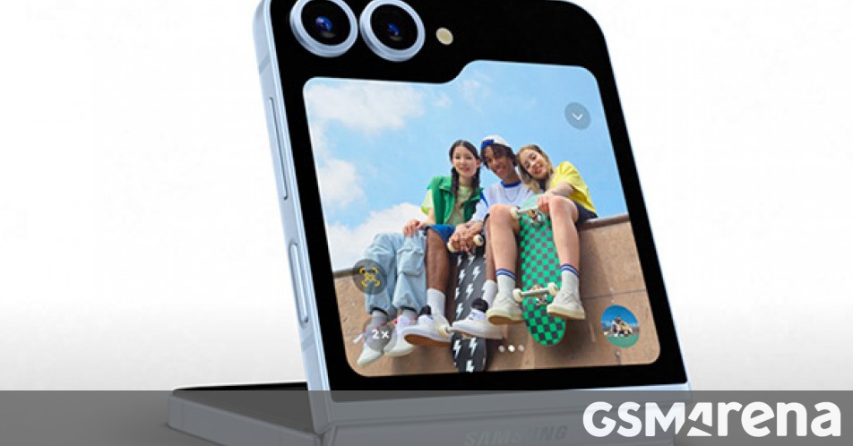 Samsung Galaxy Z Flip6 official promo images leak