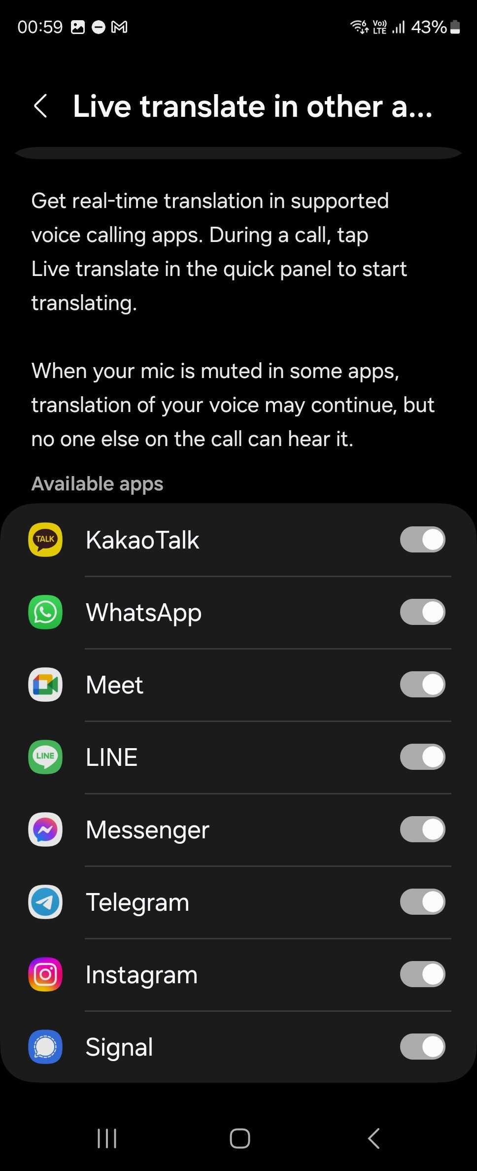 Samsung's Live Translate now works with third-party voice calling apps