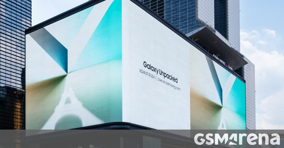 Samsung starts hyping up July 10 Unpacked event with billboards across the globe