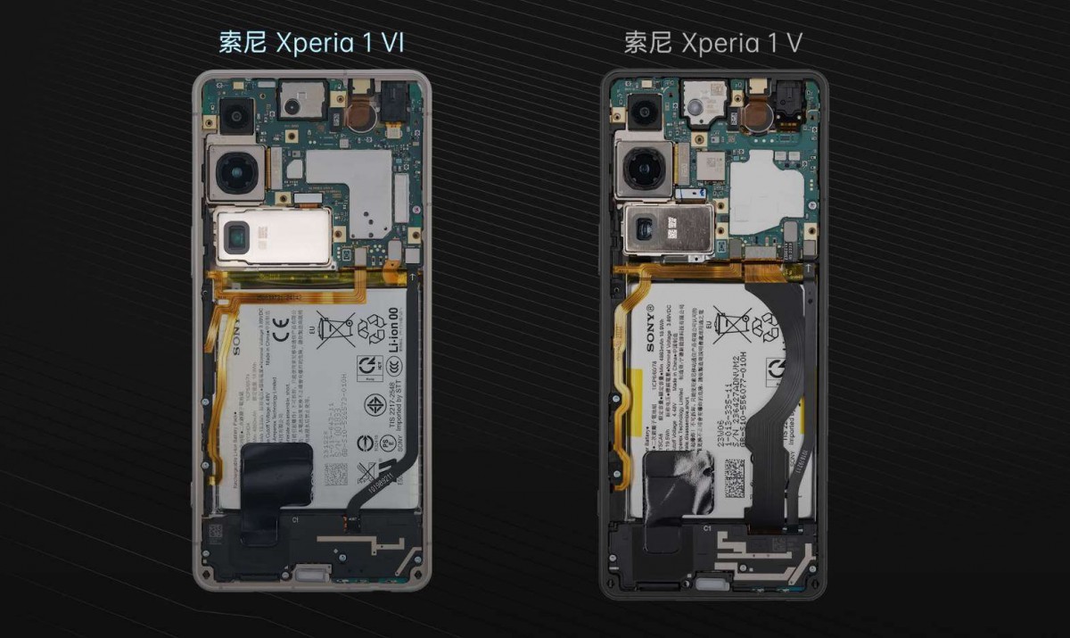 Check out the inside of the Xperia 1 VI in the first teardown video