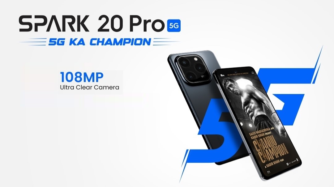 Tecno Spark 20 Pro 5G поступит в Индию 9 июля