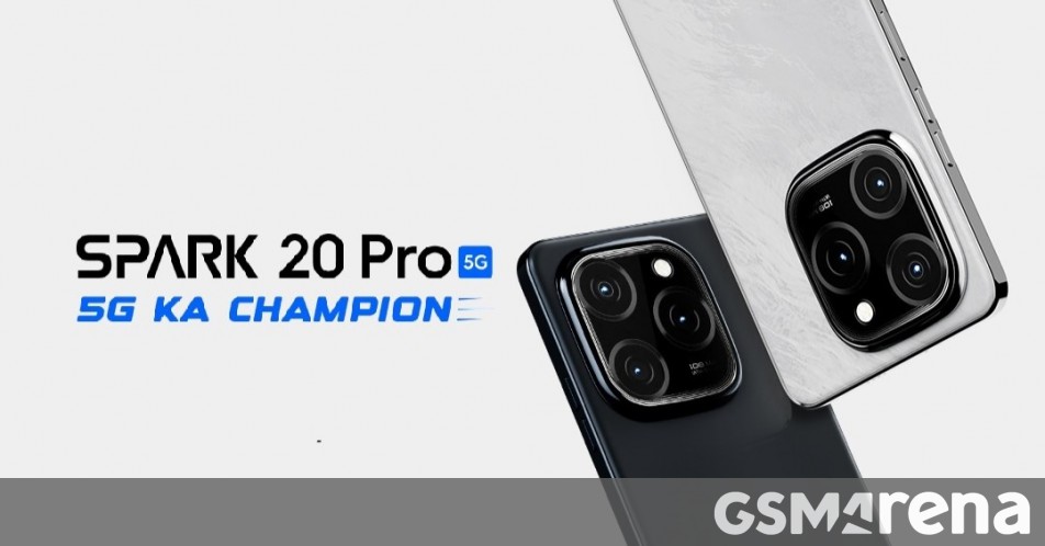 Tecno Spark 20 Pro 5G launched in India