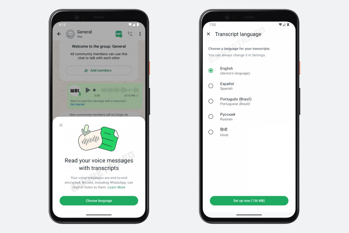 WhatsApp Voice Message Transcription Rolls Out to Android