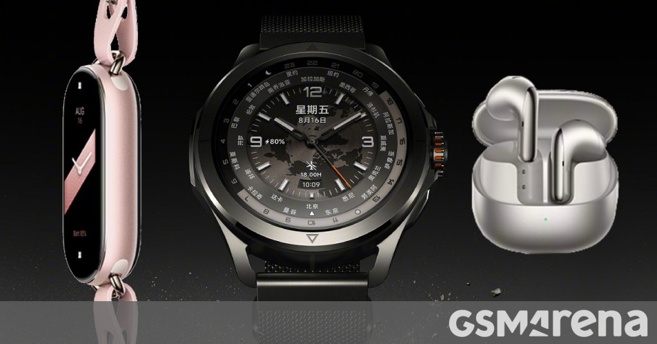 Titanium Xiaomi Watch S4 Sport unveiled, Xiaomi Band 9 and Buds 5 tag along